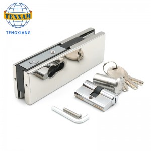 Populær sælger skydedør patch montering til rammeløs indgang indvendig dør