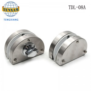 Hjem Hotel Badeværelse Frameeless Glas Door Double Lock Rustfrit Stål Glas Dør Lås 8 ~ 12mm Glidende Dørlås