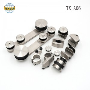 Glasdør Glidende system skydedør hængende rustfrit stål glidende hjul